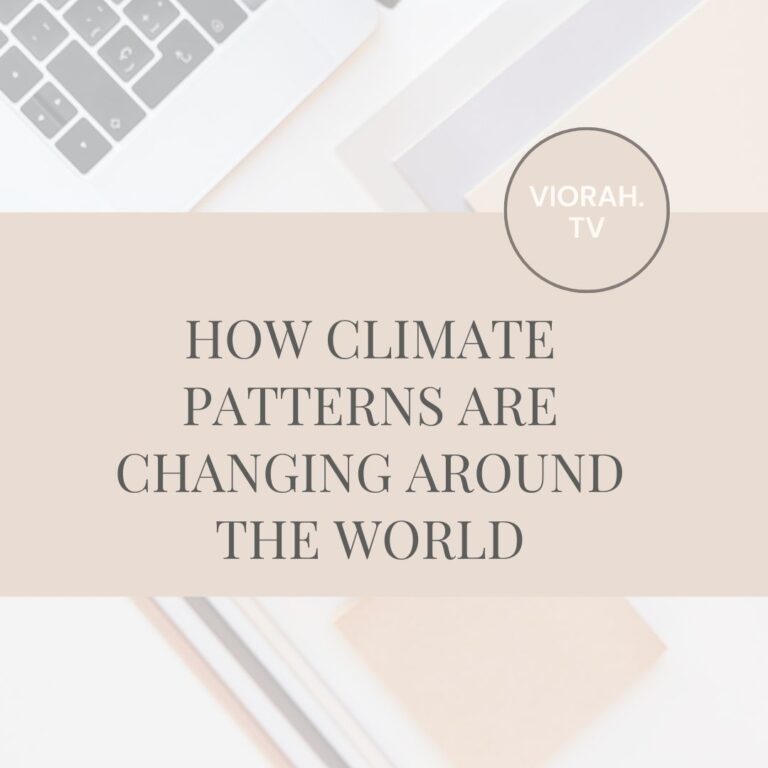 How Climate Patterns Are Changing Around the World