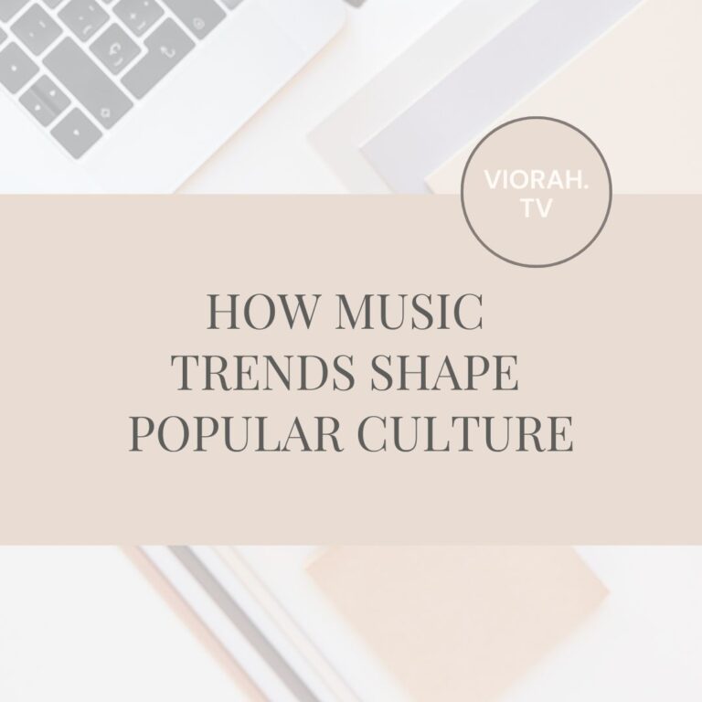 How music trends shape popular culture