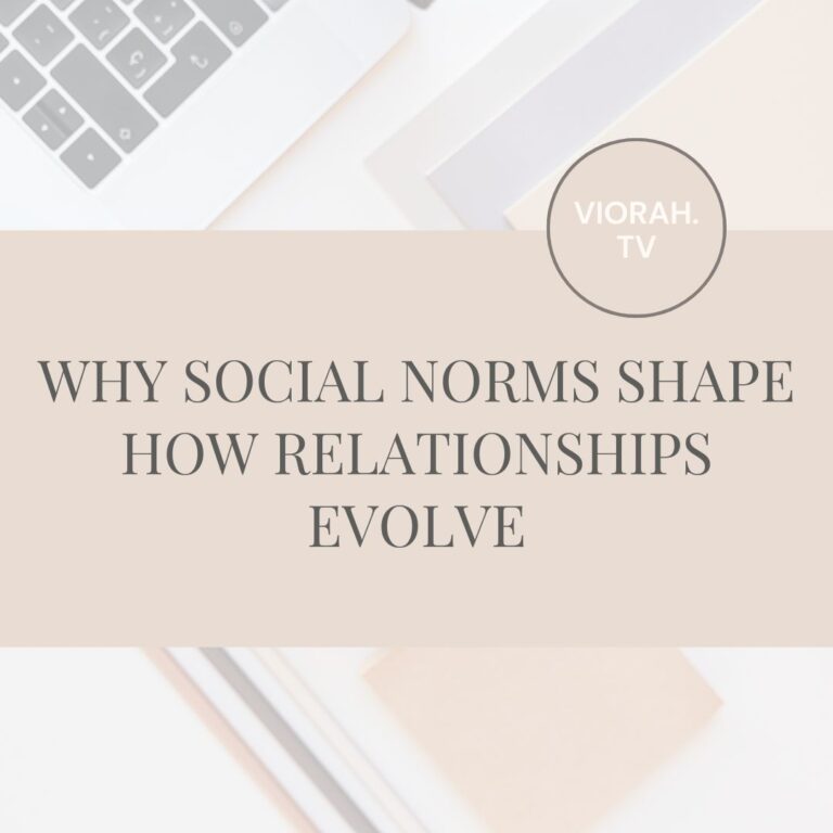 Why social norms shape how relationships evolve