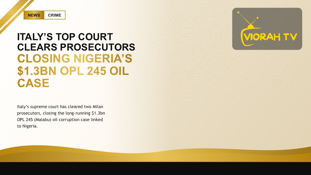Offshore oil rig representing Nigeria’s OPL 245 oil block dispute