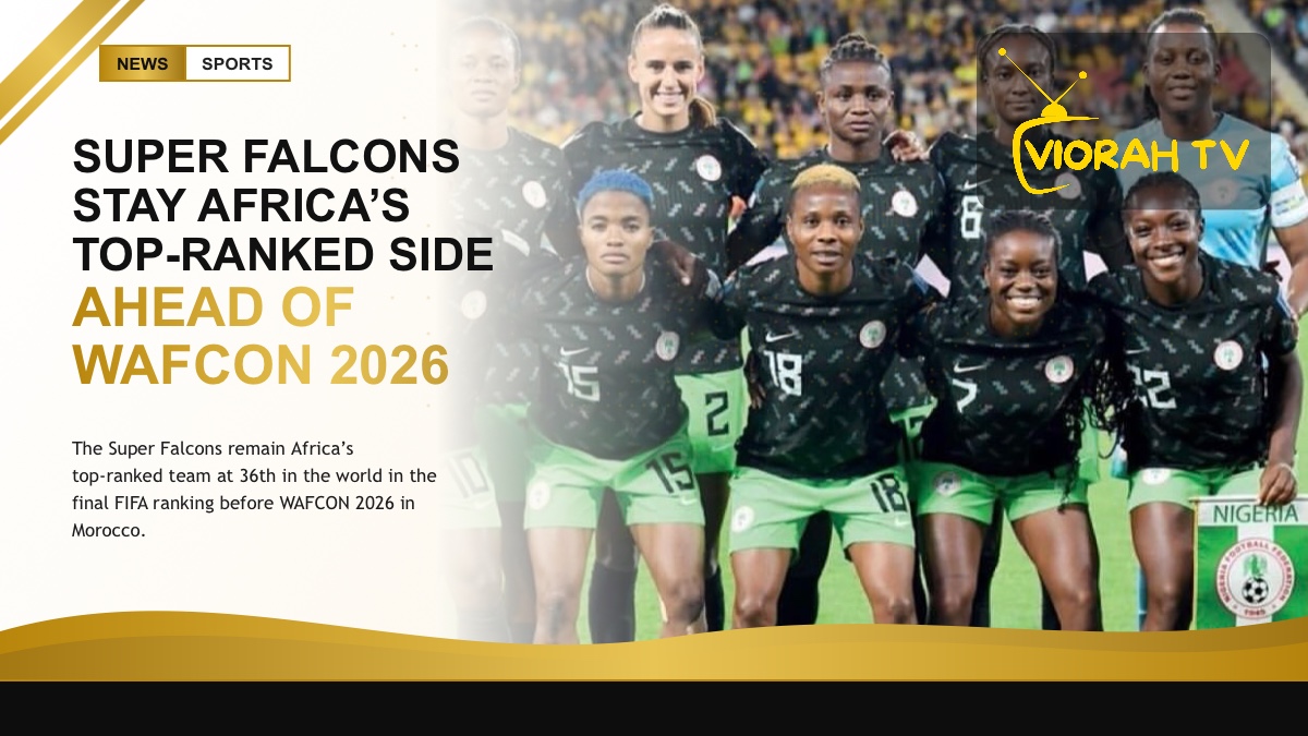 Nigeria’s Super Falcons, Africa’s top-ranked women’s team ahead of WAFCON 2026