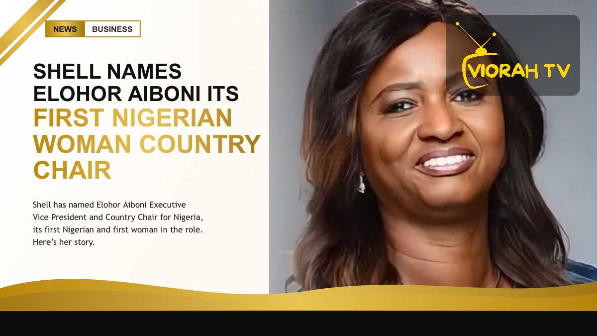 Elohor Aiboni, Shell’s first Nigerian woman Country Chair for Nigeria