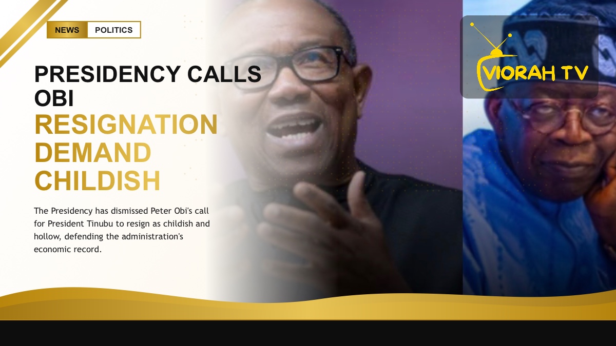Nigerian politician Peter Obi speaking at a podium