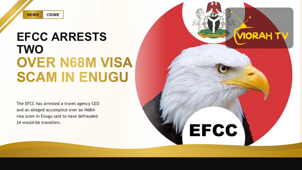 Passport and travel documents illustrating an alleged visa scam