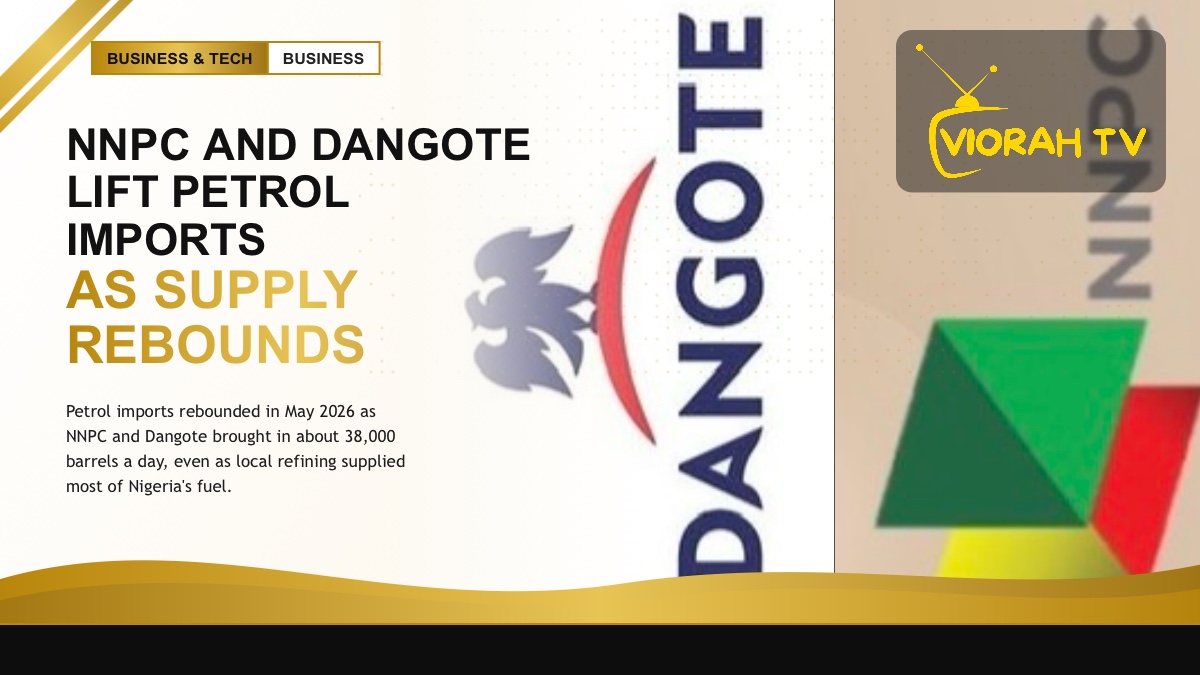 Fuel tanker at a depot illustrating Nigeria petrol imports by NNPC and Dangote