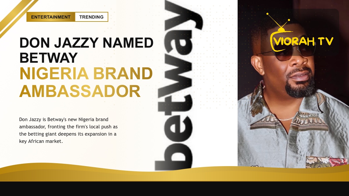 Music executive at a media event illustrating Don Jazzy Betway brand ambassador deal
