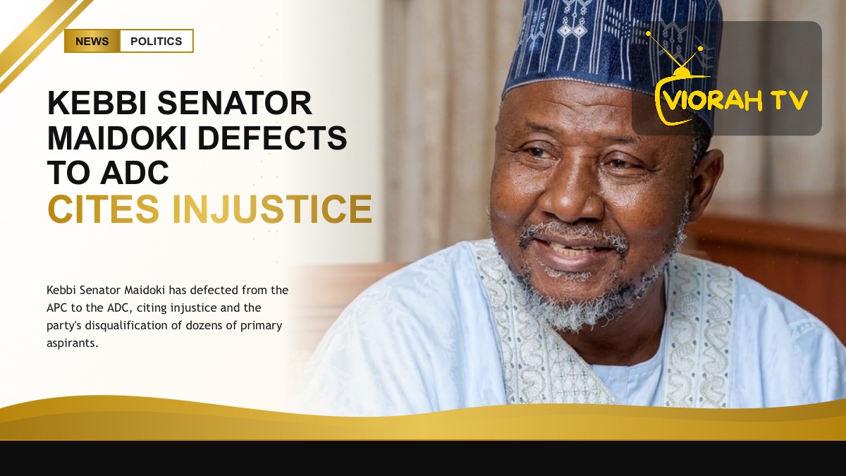 Nigerian Senate chamber where Kebbi Senator Maidoki's defection letter was read