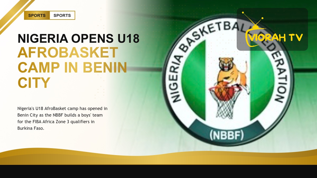 Young players train at Nigeria's U18 AfroBasket camp in Benin City
