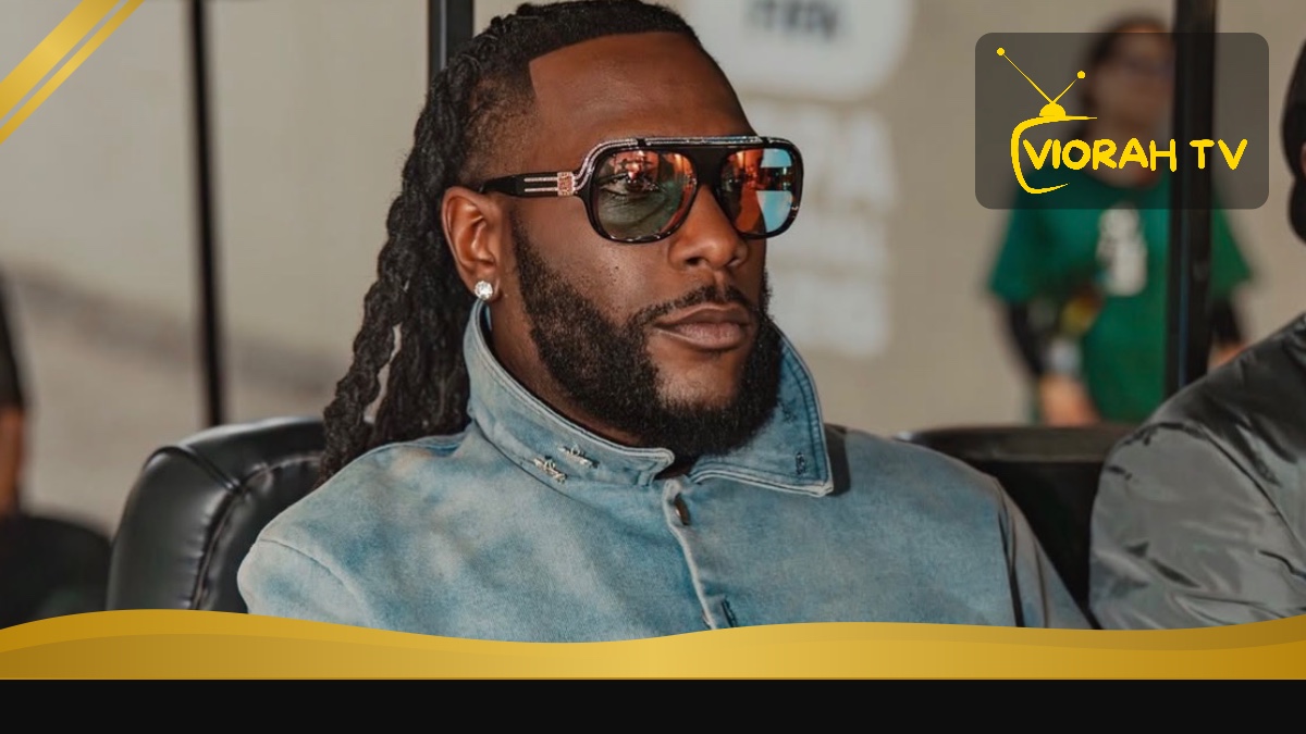 Burna Boy, Grammy-winning Nigerian Afrobeats singer, performing on stage