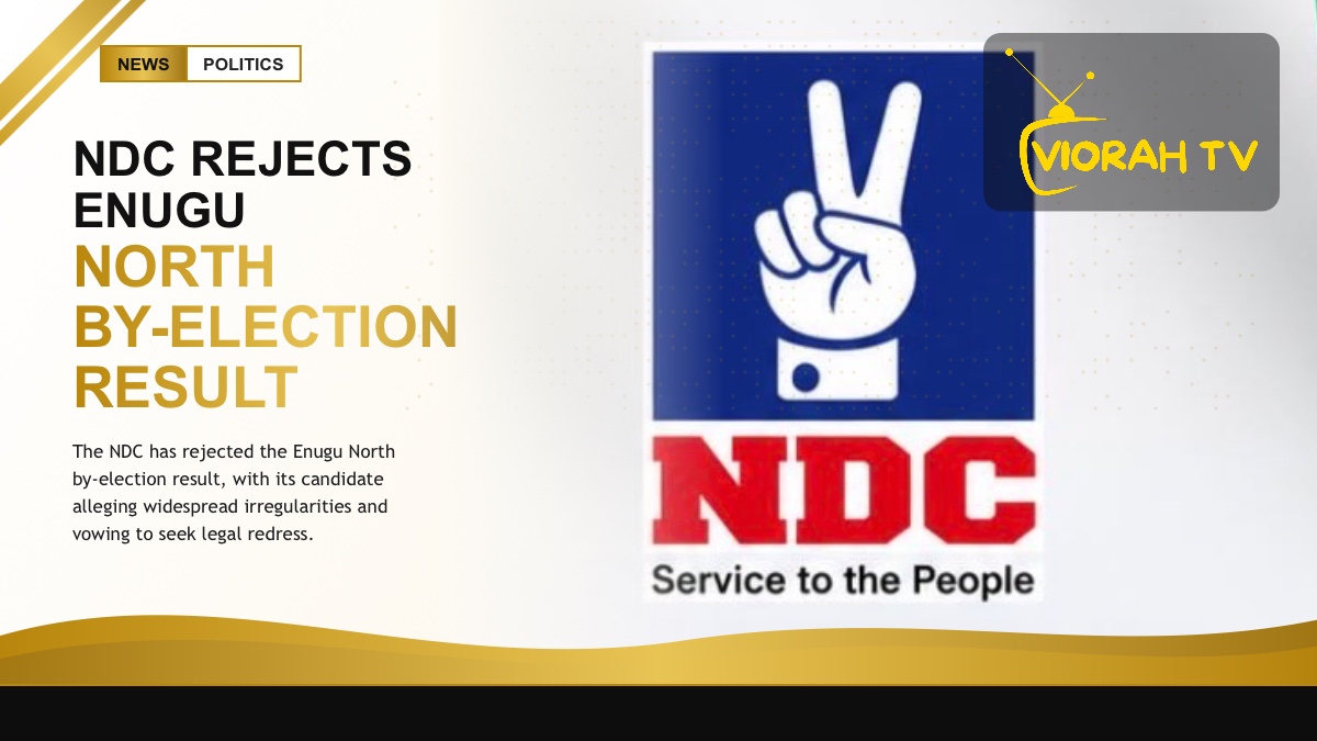 Ballot box and voting materials from the Enugu North by-election