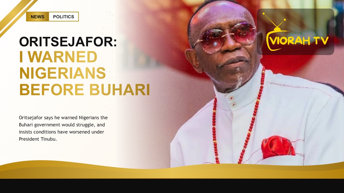 Pastor Ayo Oritsejafor, former CAN president, speaking at an event