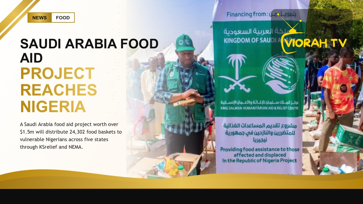 Food baskets distributed under the Saudi Arabia food aid project in Nigeria