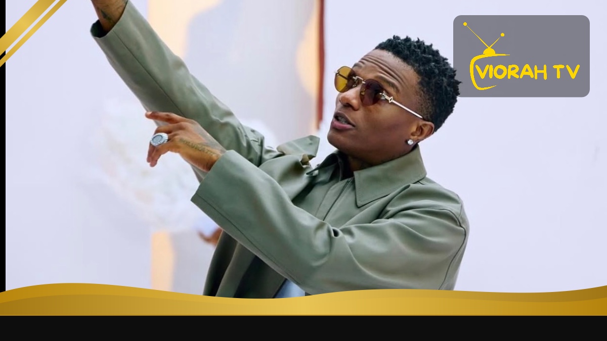 Wizkid, Grammy-winning Nigerian Afrobeats singer, performing on stage