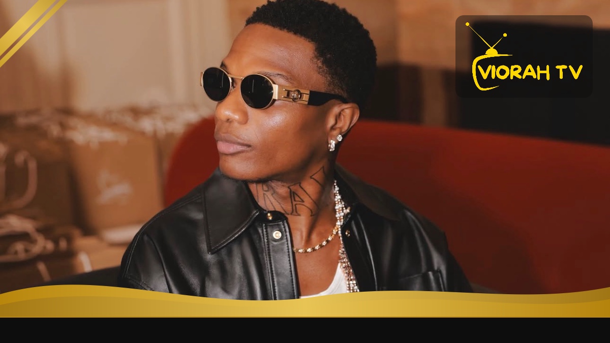 Wizkid, Grammy-winning Nigerian Afrobeats singer, performing on stage