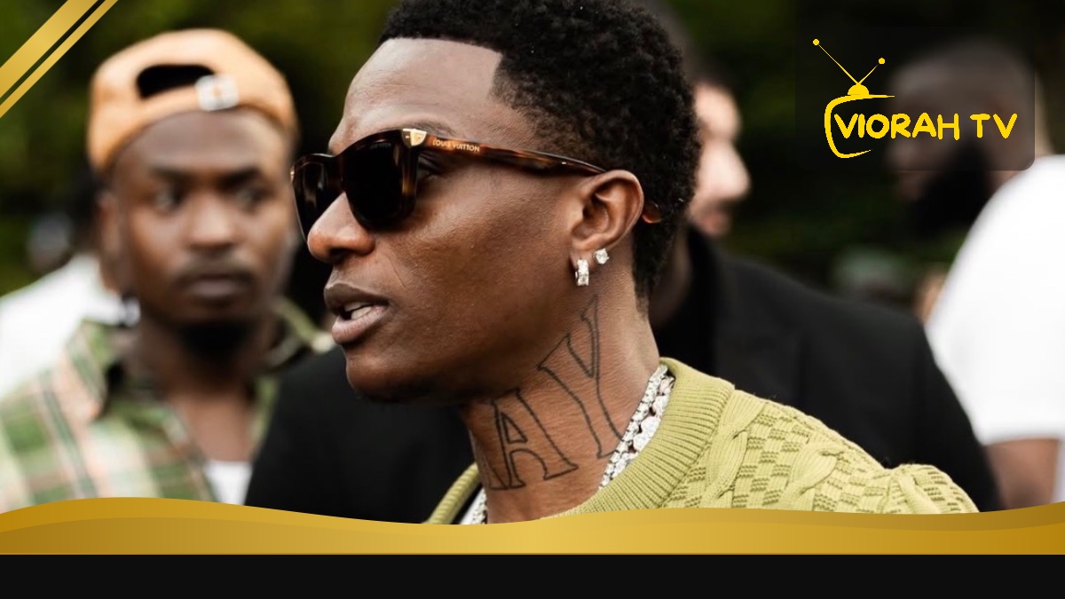 Wizkid, Grammy-winning Nigerian Afrobeats singer, performing on stage