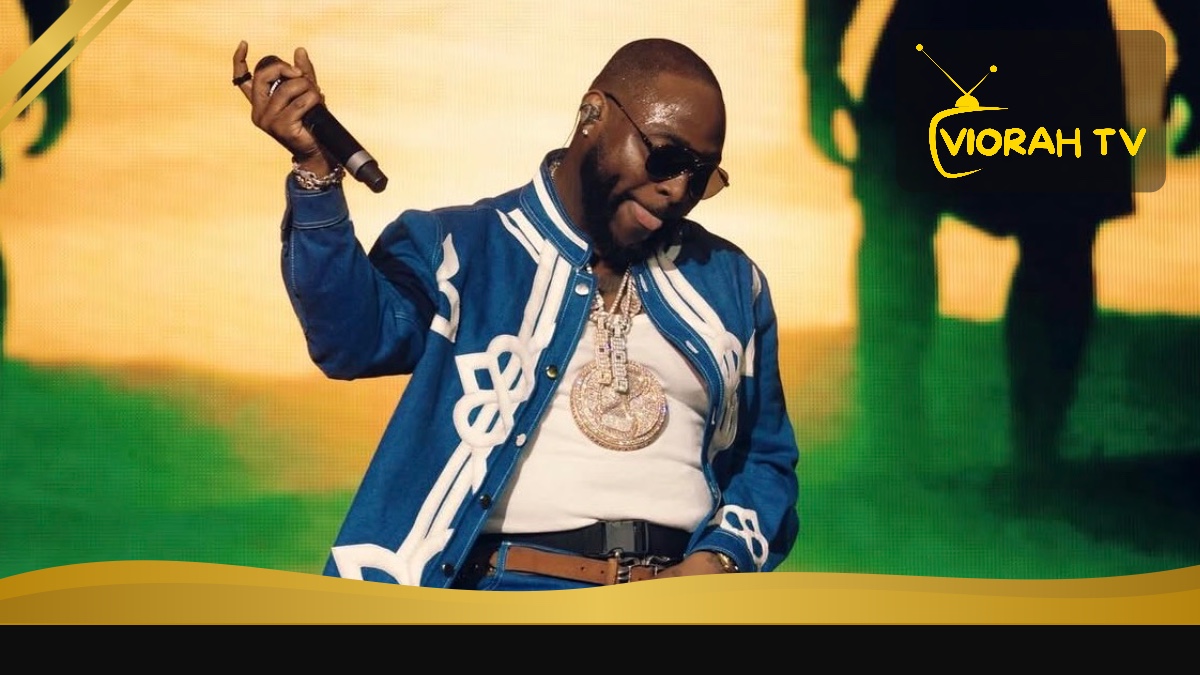 Davido, Nigerian-American Afrobeats singer and DMW founder, performing on stage