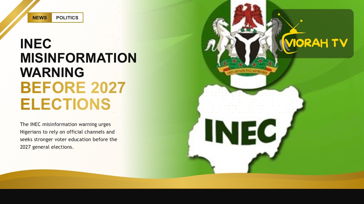 INEC officials discuss the INEC misinformation warning and voter education plans
