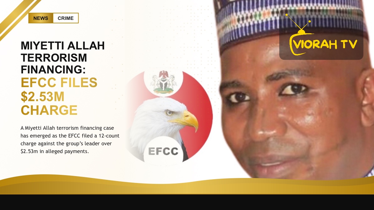 EFCC signage as the agency files a Miyetti Allah terrorism financing charge