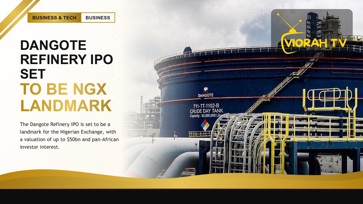 Dangote Refinery facility ahead of its landmark IPO on the Nigerian Exchange