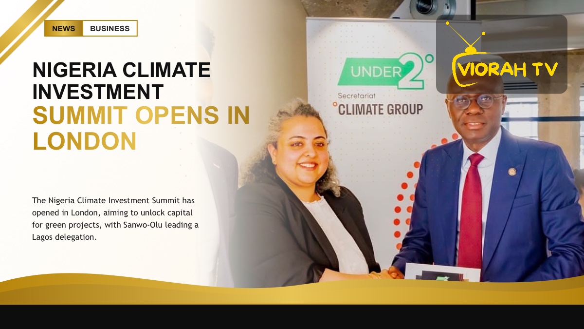 London skyline hosting the Nigeria Climate Investment Summit