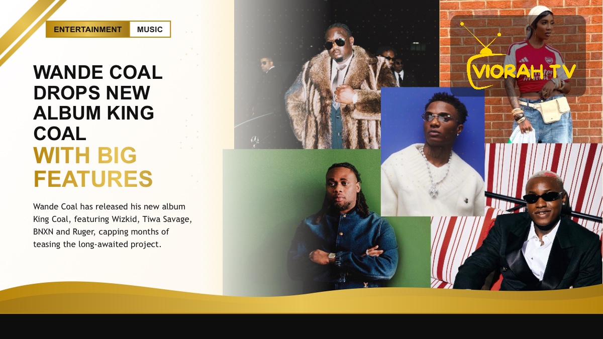 Wande Coal performing songs from his new album King Coal