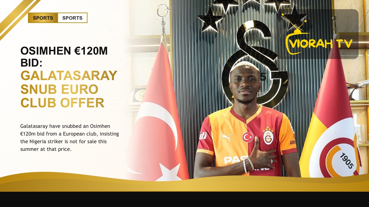 Victor Osimhen in action, the subject of an Osimhen €120m bid rejected by Galatasaray