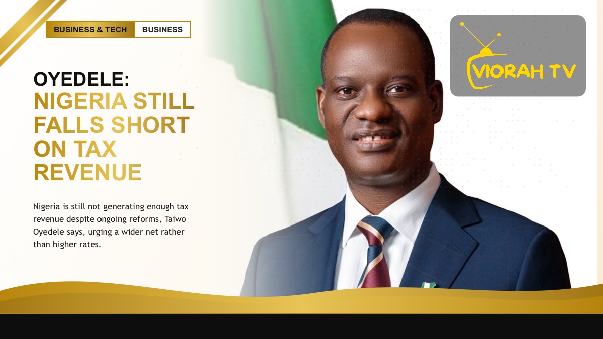 Taiwo Oyedele speaking on Nigeria's tax revenue and ongoing fiscal reforms