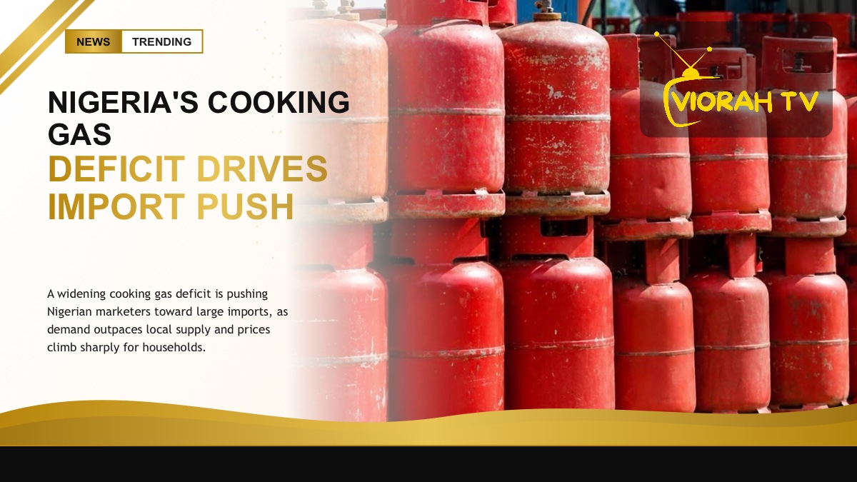 Cooking gas cylinders linked to Nigeria's LPG supply deficit