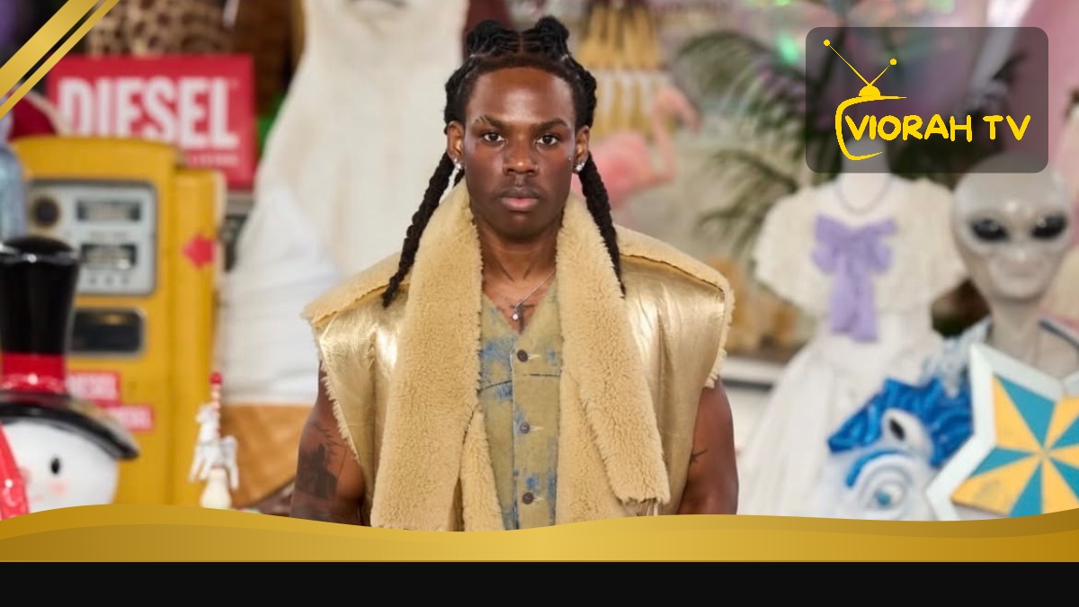 Rema, Nigerian Afrobeats singer behind ‘Calm Down,’ performing on stage