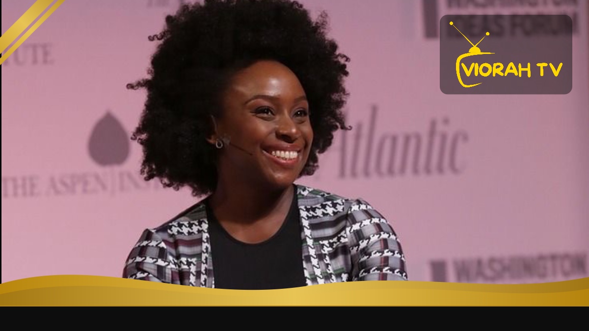 Portrait of Nigerian author Chimamanda Ngozi Adichie
