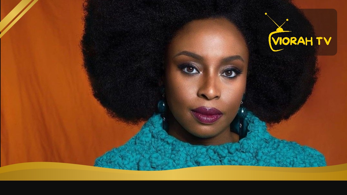 Portrait of Nigerian author Chimamanda Ngozi Adichie