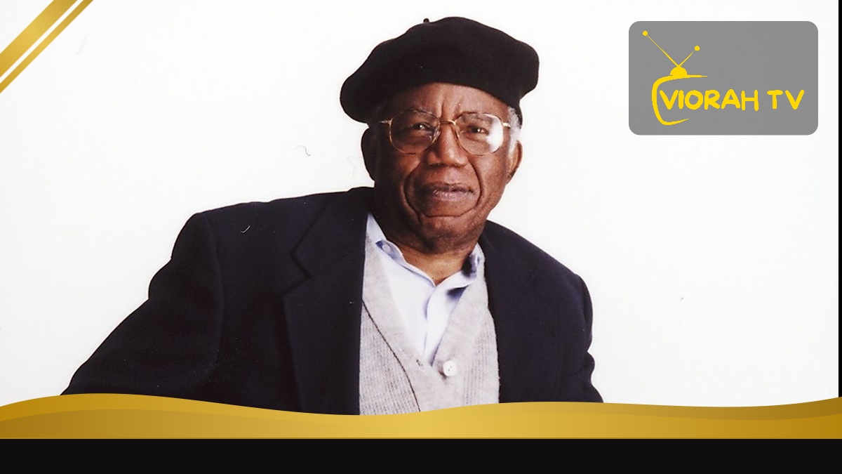 Portrait of Chinua Achebe, the Nigerian novelist and author of Things Fall Apart