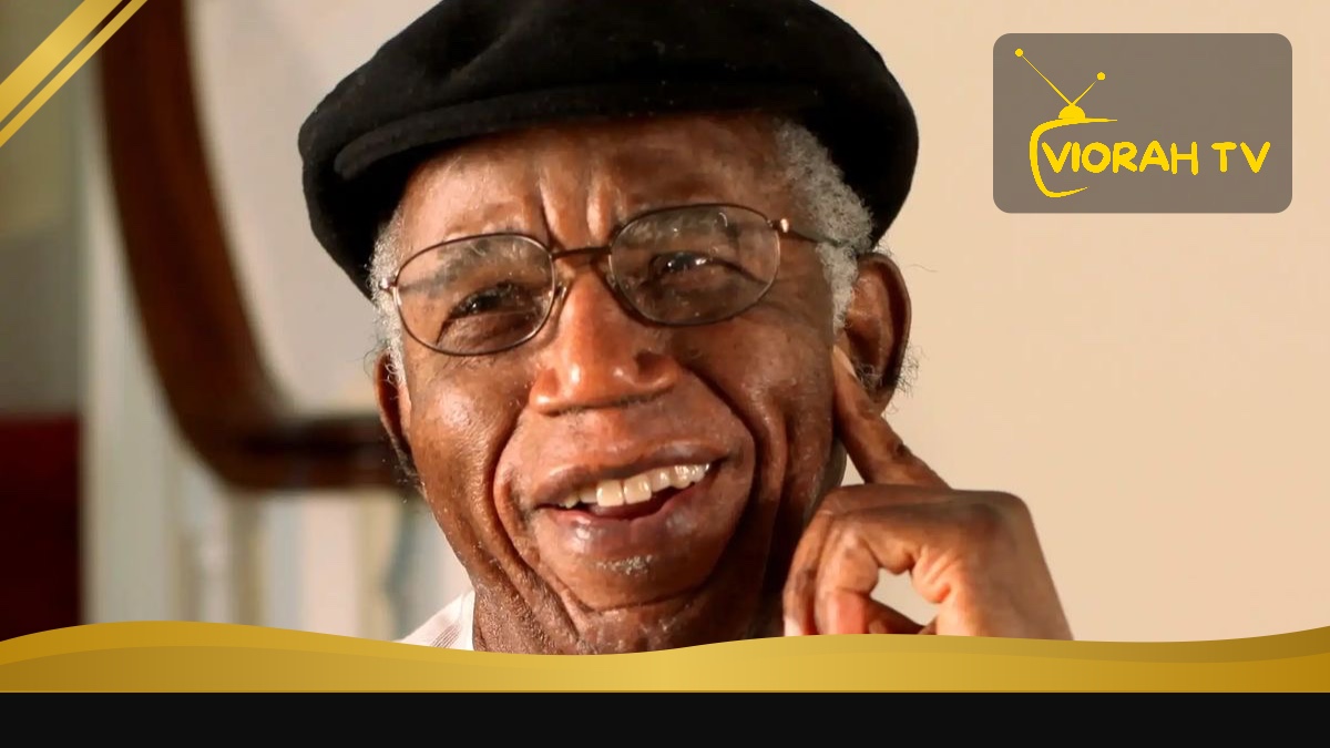 Portrait of Chinua Achebe, the Nigerian novelist and author of Things Fall Apart