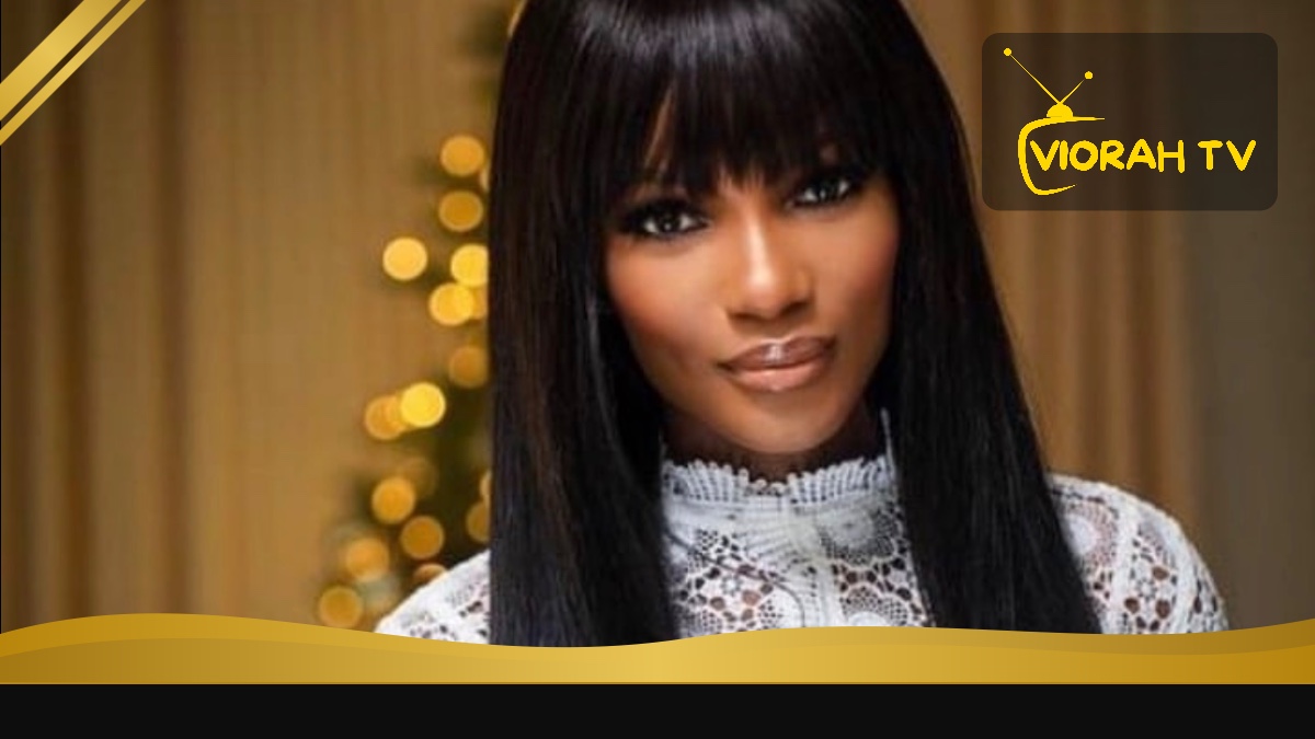 Portrait of Nigerian model Agbani Darego, first Black African Miss World