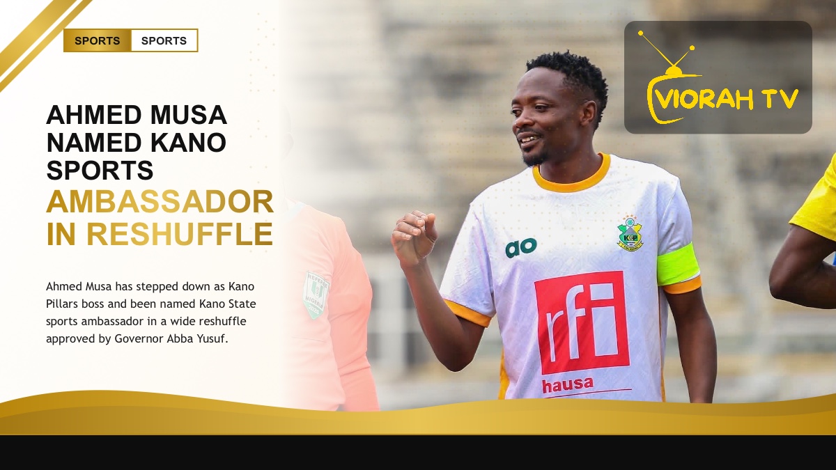 Super Eagles captain Ahmed Musa in Kano Pillars colours