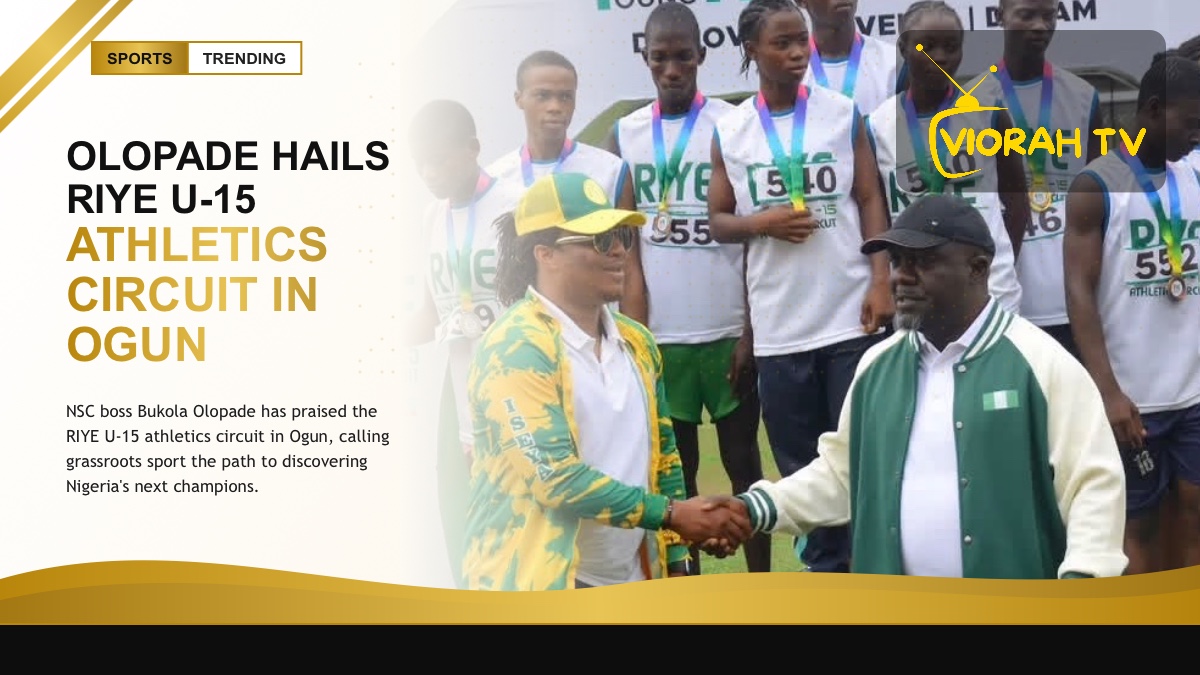Young athletes compete at the RIYE U-15 athletics circuit in Abeokuta