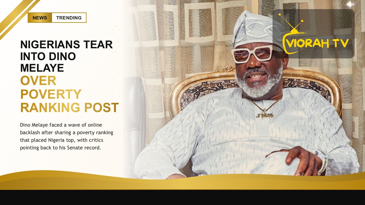 Former Nigerian senator Dino Melaye at a public event