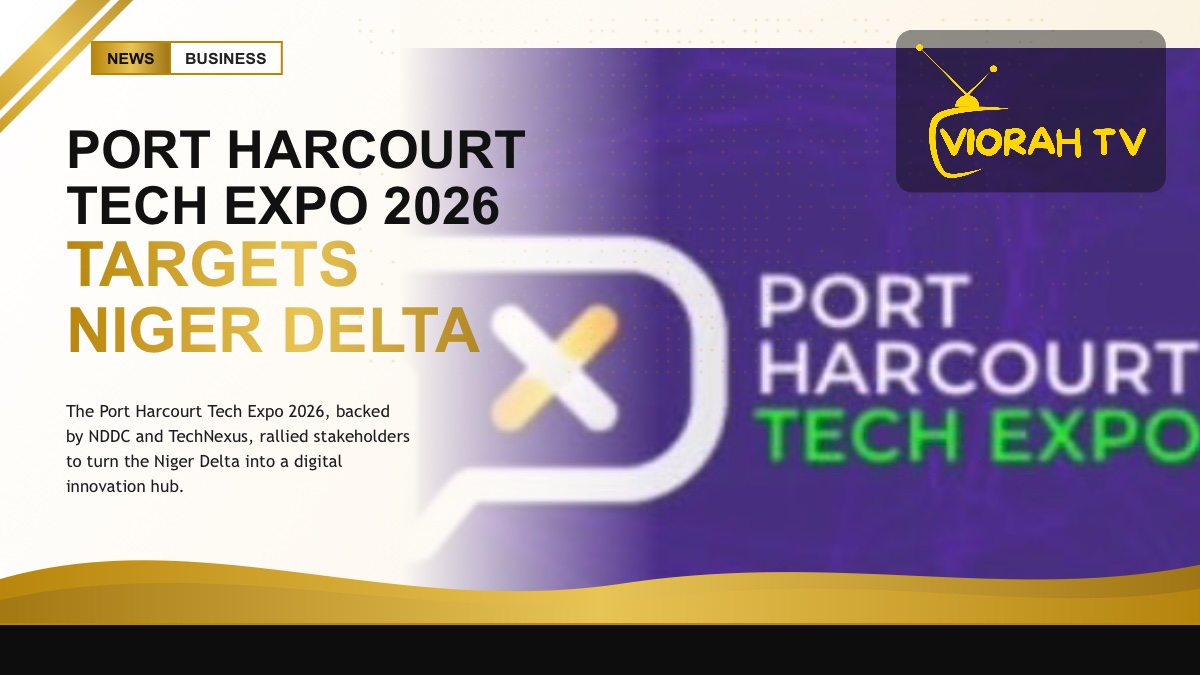 Speakers and innovators at the Port Harcourt Tech Expo 2026 in the Niger Delta