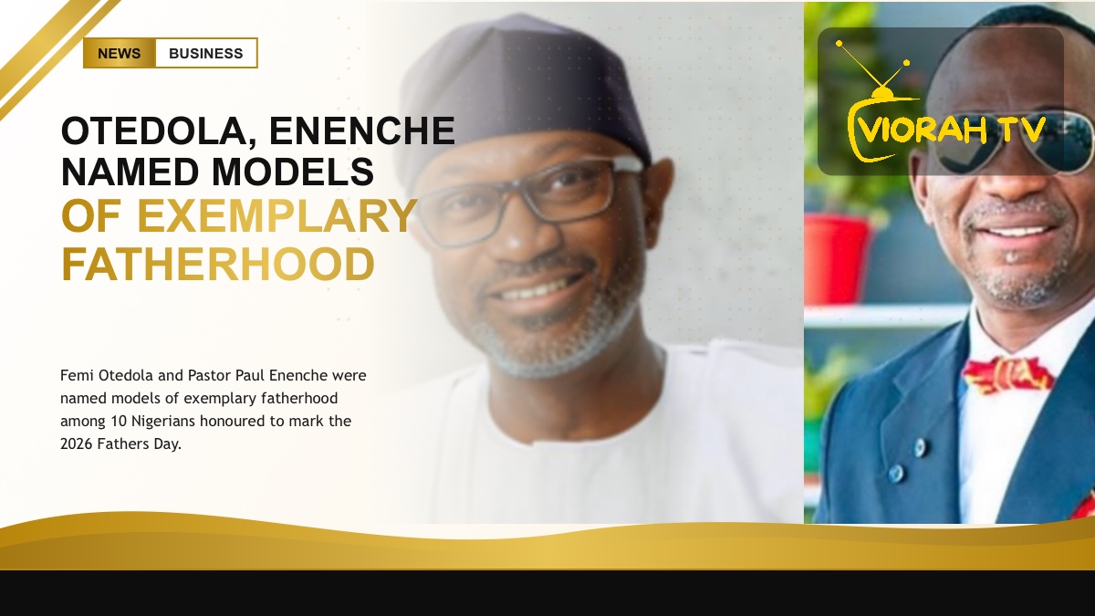 Father and children together, illustrating models of exemplary fatherhood in Nigeria