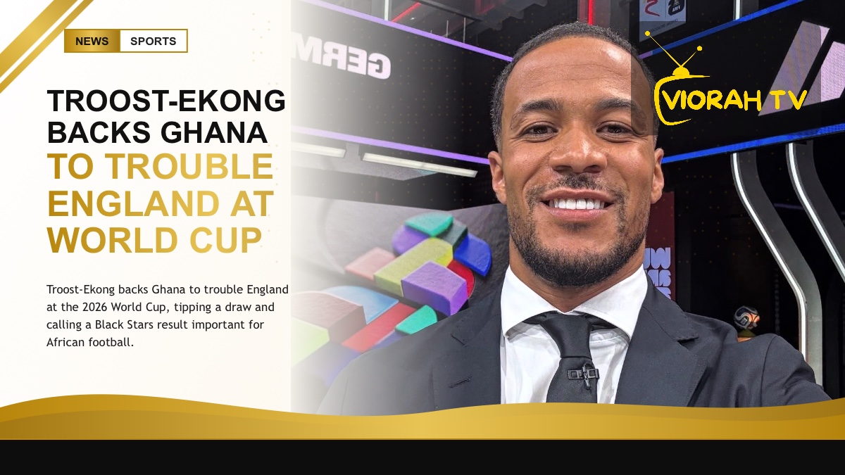 Footballer in action as Troost-Ekong Ghana backing against England makes World Cup headlines